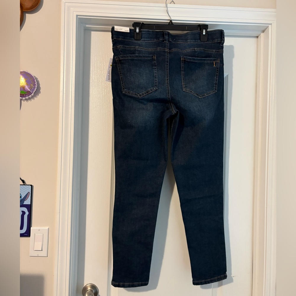 Vintage America Deep Indigo Skinny Jeans - Picture 6 of 8